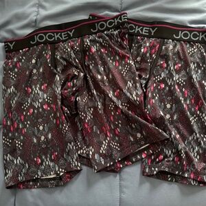 Jockey Chafe Proof Mens Long Leg Boxer Briefs  - 2 pairs